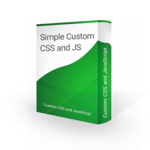 Simple Custom CSS and JS PRO