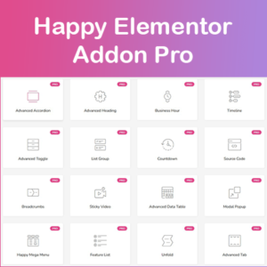 mua Happy Elementor Addon Pro