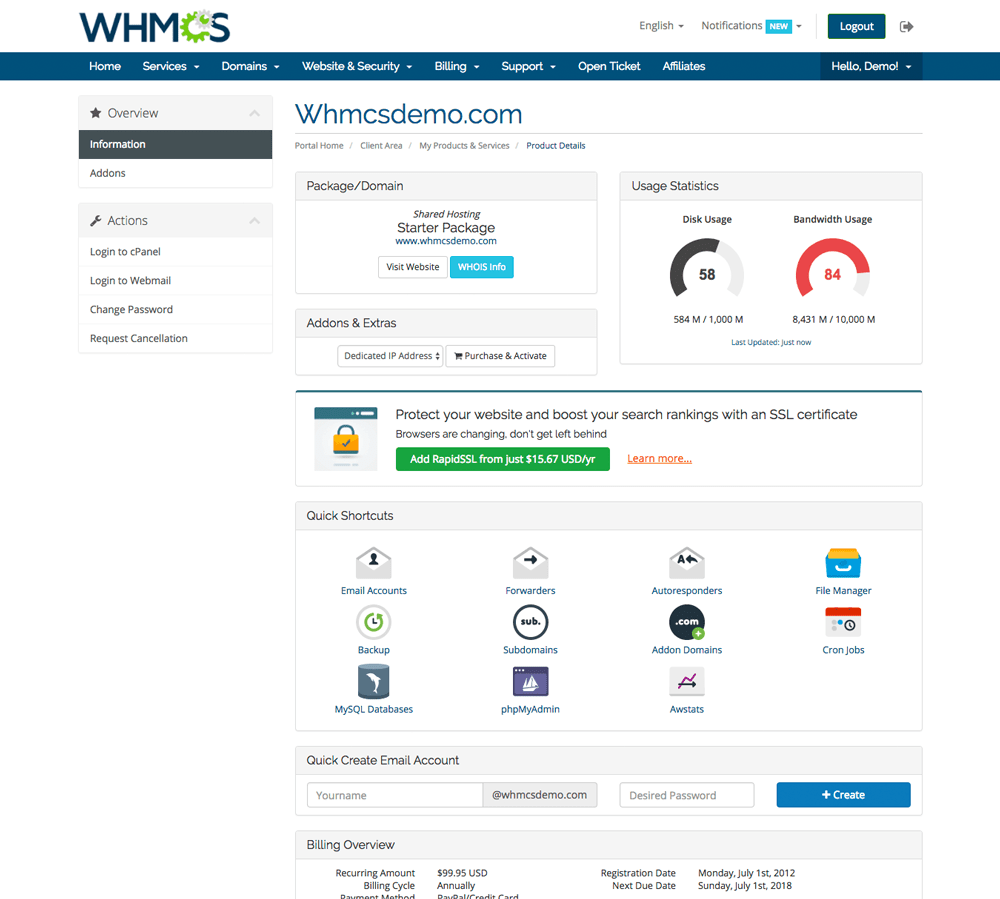 tải WHMCS | Web Hosting Billing & Automation Platform