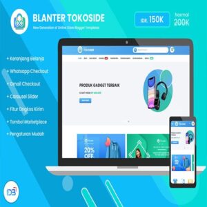 mua Blanter Tokoside Premium Blogger Template