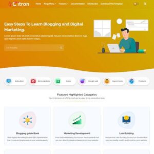 mua Citron - Responsive & SEO Blogger Template