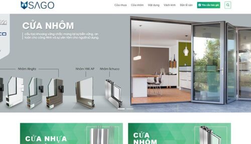 Theme WordPress cửa nhôm, cửa kính 2 - Hình ảnh 2