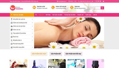 Theme WordPress Bán Mỹ Phẩm, Làm Đẹp - Hình ảnh 2