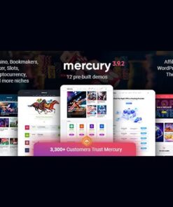 mua Mercury - Affiliate WordPress Theme. Casino, Gambling & Other Niches. Reviews & News