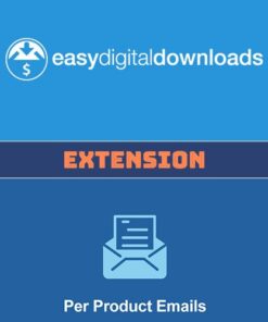 tải Easy Digital Downloads Per Product Emails