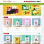 Theme WordPress xưởng in ấn 05