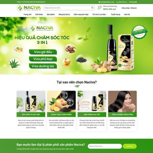 Theme WordPress mỹ phẩm 13