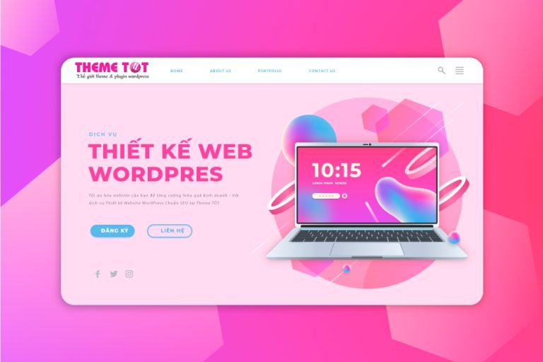 dịch vụ Thiết kế Website WordPress Chuẩn SEO