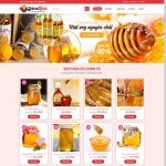 Theme WordPress bán mật ong 02