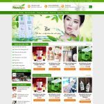 Theme WordPress Shop mỹ phẩm 02