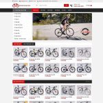 Theme WordPress cửa hàng bán xe đạp
