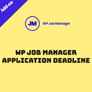 mua WP Job Manager Application Deadline Add-on