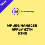 WP Job Manager Apply With Xing Add-on