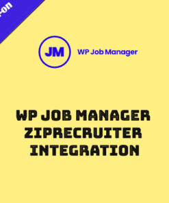 mua WP Job Manager ZipRecruiter Integration Add-on