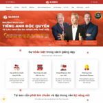 Theme WordPress trung tâm học tiếng anh 03