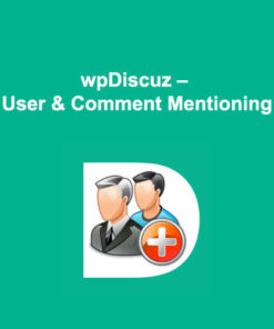 tải wpDiscuz – User & Comment Mentioning