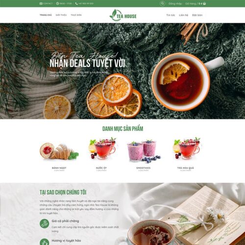 Theme WordPress bán cafe 05