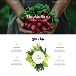 mua Theme WordPress Thực Phẩm Sạch