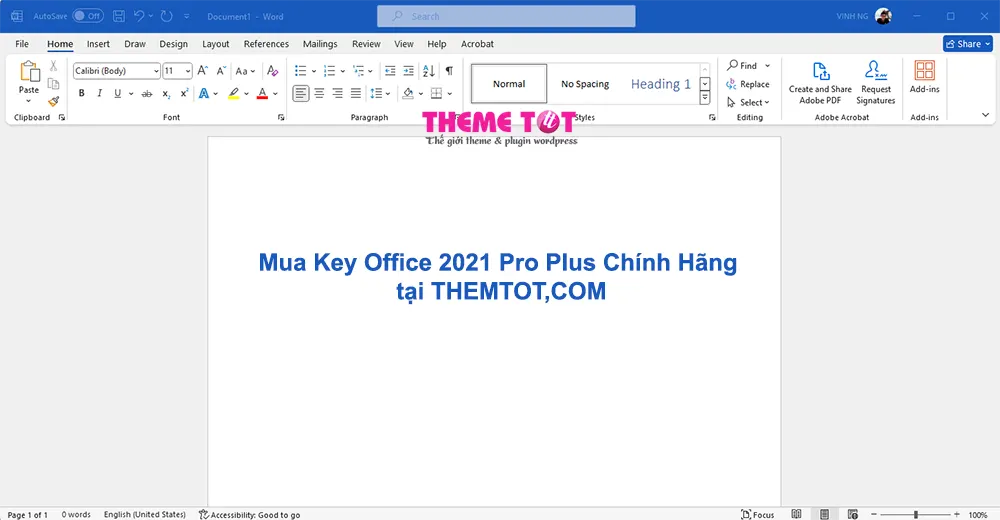 giới thiệu Office 2021 Pro Plus