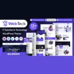 Webteck – IT Solution and Technology WordPress Theme