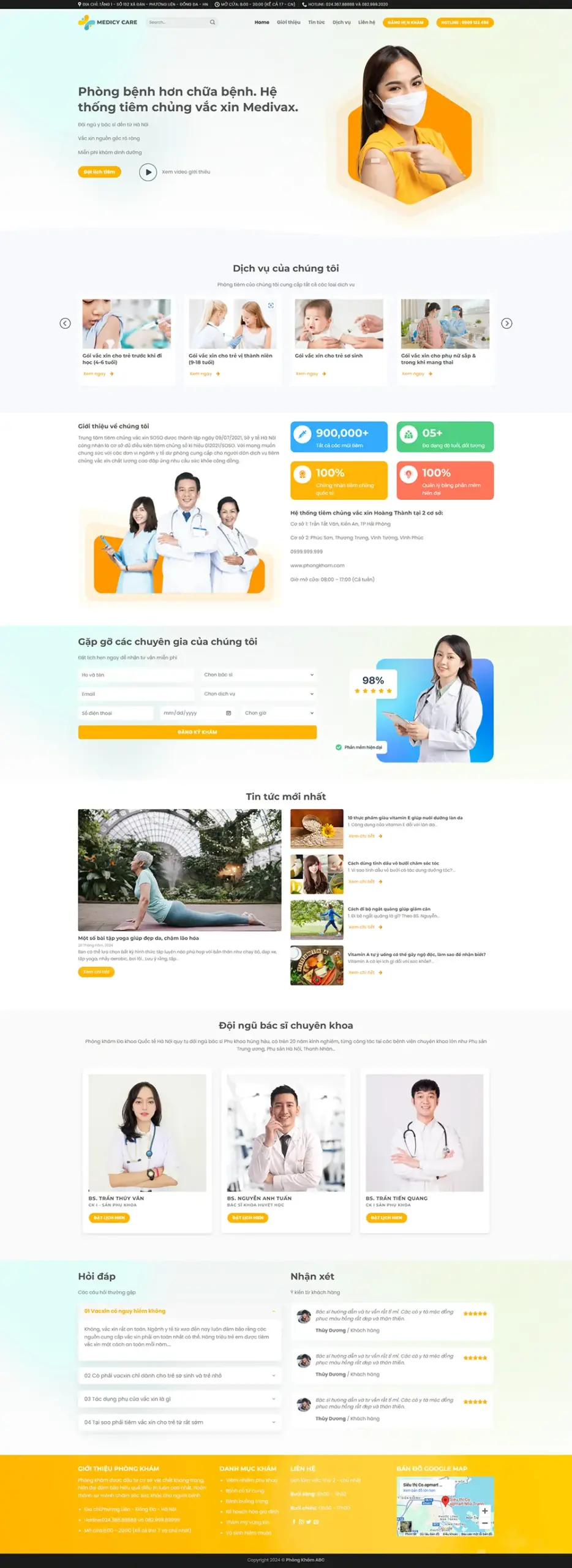 Theme WordPress Phòng Khám