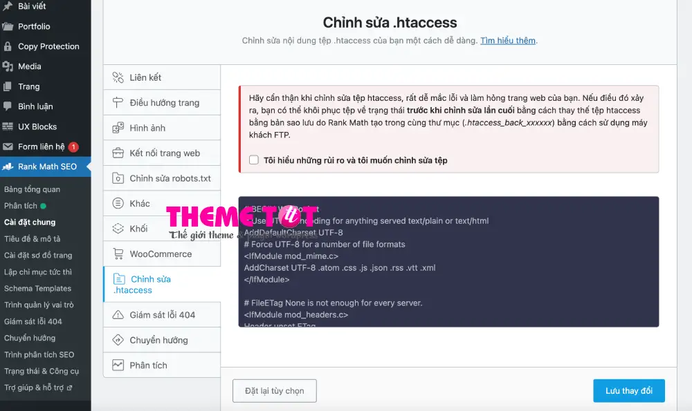 tắt XML-RPC trong wordpress bằng chỉnh sửa htaccess