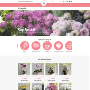 Theme WordPress Bán Hoa Tươi