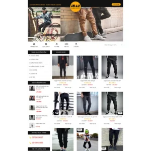 Theme WordPress Bán quần áo thể thao