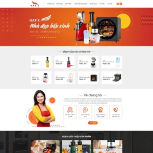 Theme WordPress Bán thiết bị gia dụng