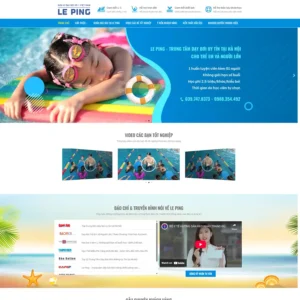 Theme WordPress Dạy Bơi