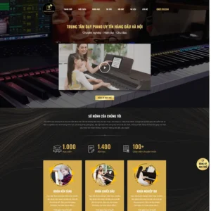 Theme WordPress Dạy Piano