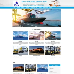 Theme WordPress Dịch vụ Logistics
