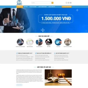 Theme WordPress Dịch vụ luật và tư vấn doanh nghiệp