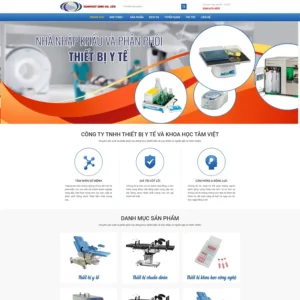 Theme WordPress Sản phẩm chăm sóc sức khỏe