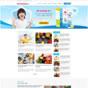 Theme WordPress Sức khỏe trẻ em