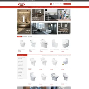 Theme WordPress Thiết bị vệ sinh