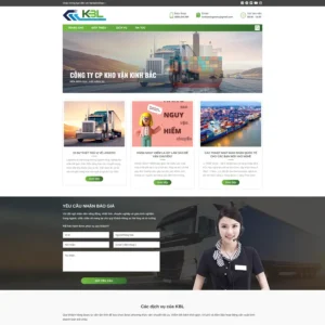 Theme WordPress Vận Tải và Logistics
