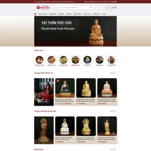 Theme WordPress Vật phẩm Phật Giáo