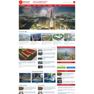 Theme WordPress Xây Dựng
