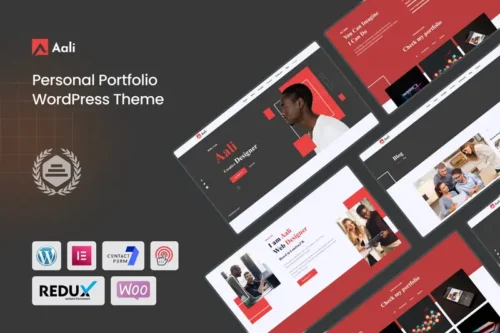 Mua Aali - Personal Portfolio WordPress Theme giá rẻ