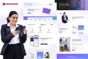 Mua Abang - Digital Bank & Financial Investment Elementor Template Kit giá rẻ