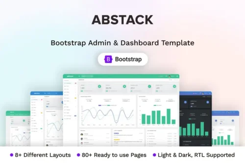 Mua Abstack - Admin & Dashboard Template giá rẻ