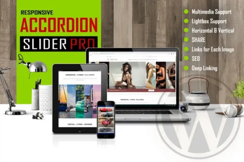 Mua Accordion Slider PRO - Responsive WordPress Plugin giá rẻ