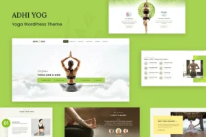 Mua Adhi Yoga - Health & Wellness WordPress Theme giá rẻ