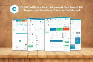 Mua Admin Dashboard + UI Kit Framework Theme - Cubic giá rẻ