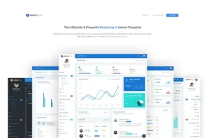 Mua Admin Press - The Ultimate Bootstrap 4 Dashboard giá rẻ