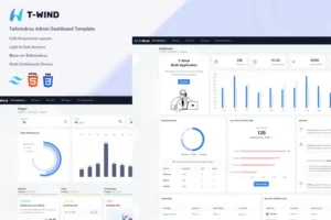 Mua Admin- Tailwindcss Dashboard Template giá rẻ