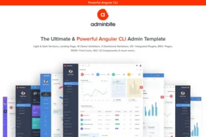Mua Adminbite Angular 10 Dashboard Template giá rẻ