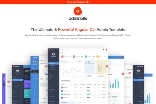 Mua Adminbite Angular 10 Dashboard Template giá rẻ