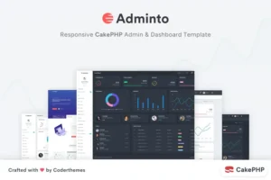 Mua Adminto - CakePHP Admin Dashboard Template giá rẻ